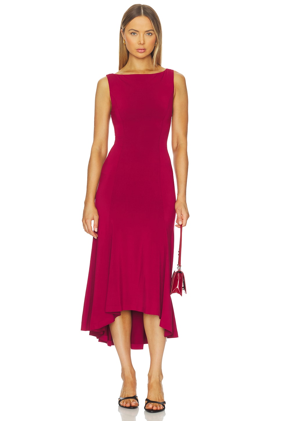 guizio daye midi dress Daye Midi Dress in Light Coral