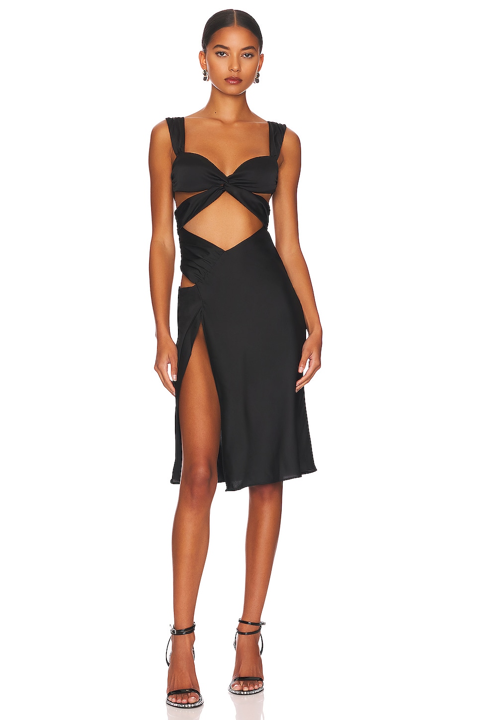 Black cut out dress for going out