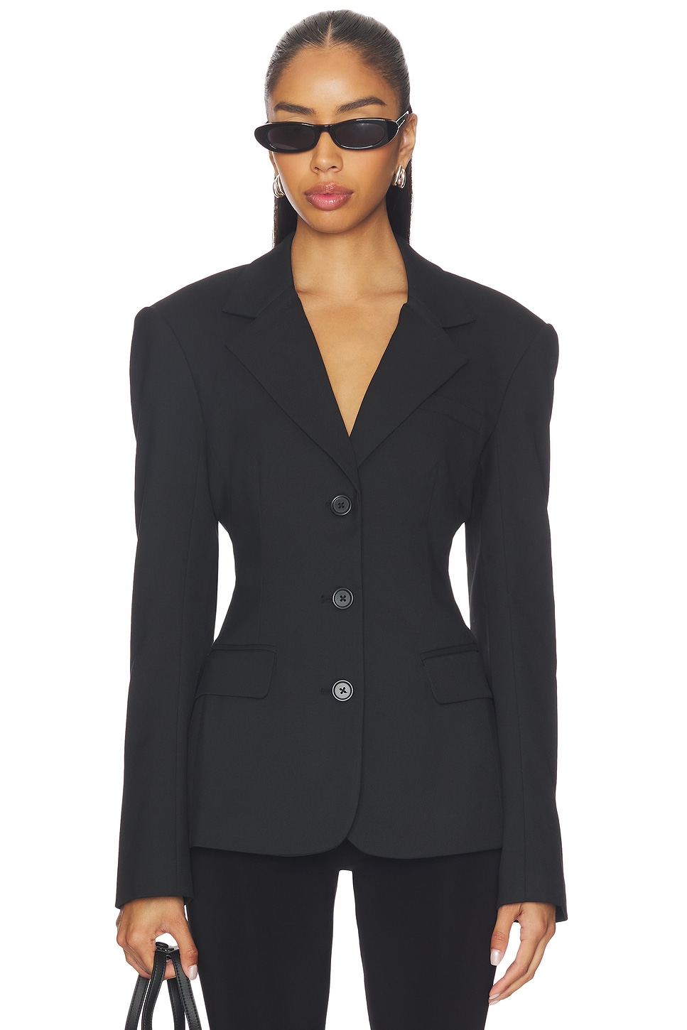 Guizio Fitted Waist Blazer