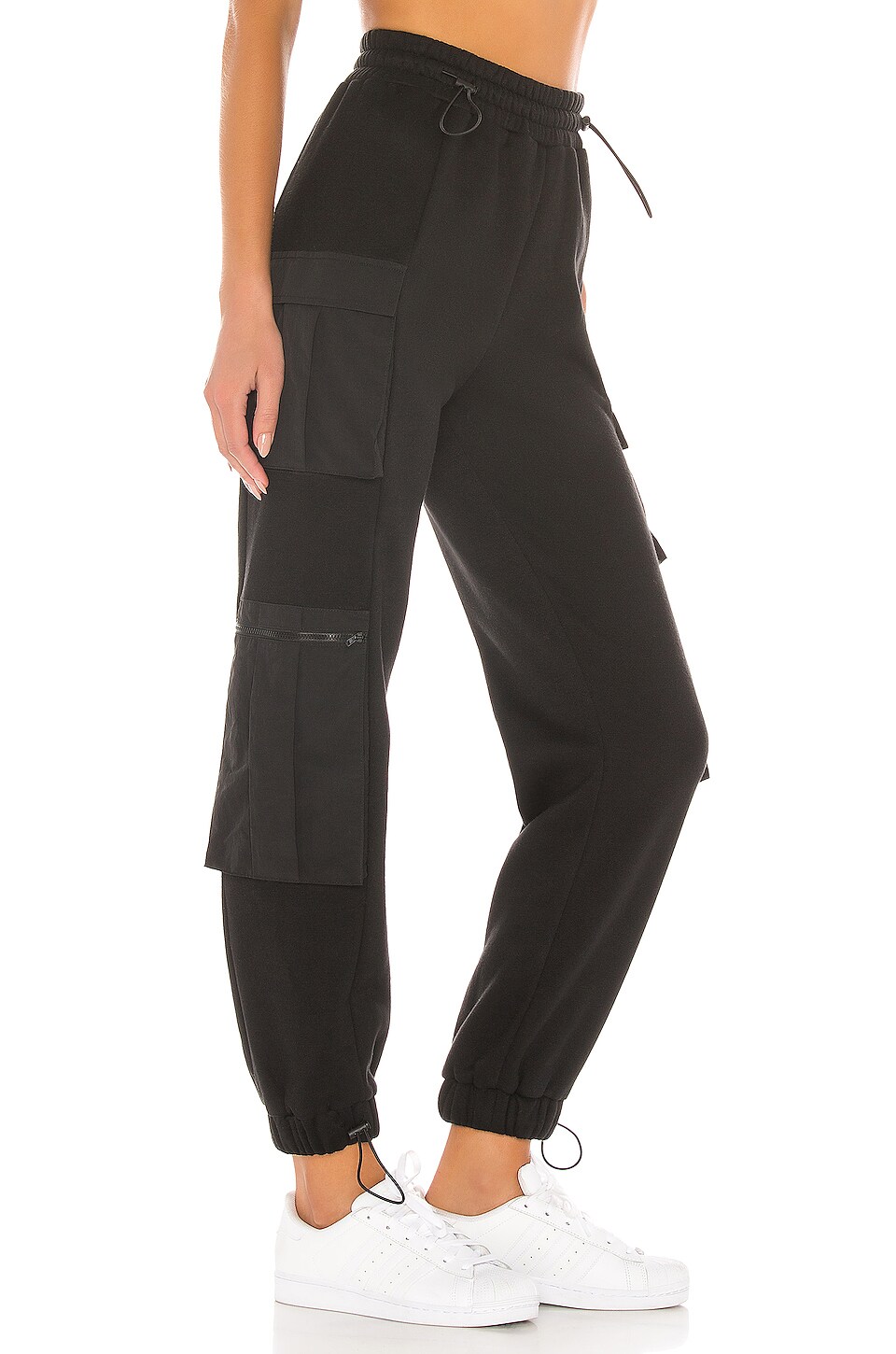 GUIZIO Cargo Pants in Black