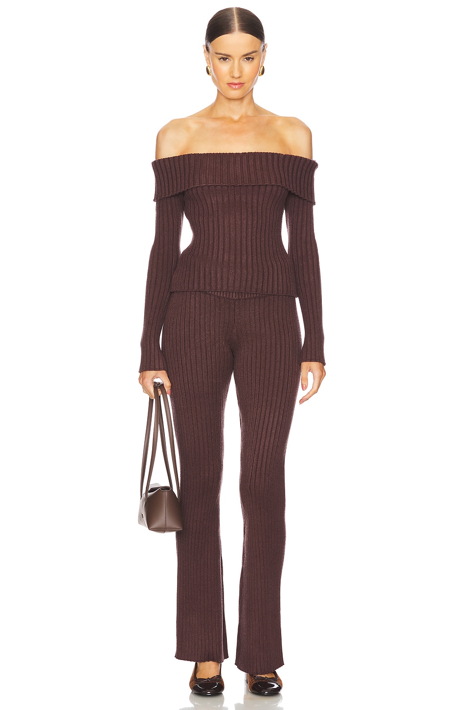 Thalia Rib Pants - Thumbnail 5