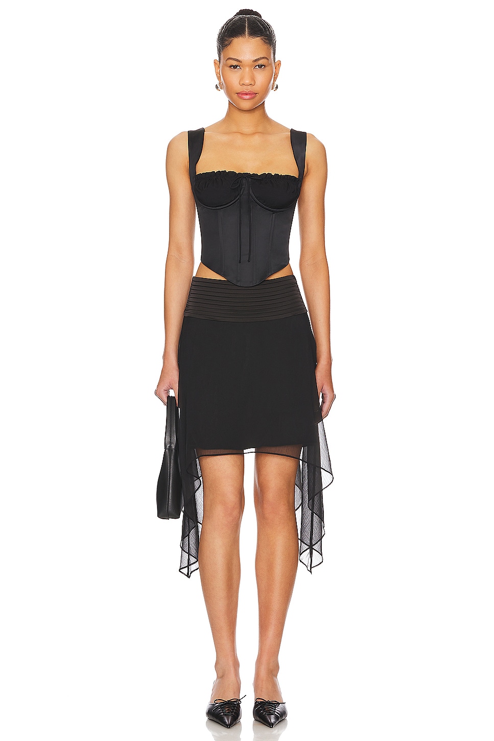 Ruched Cup Bustier Top