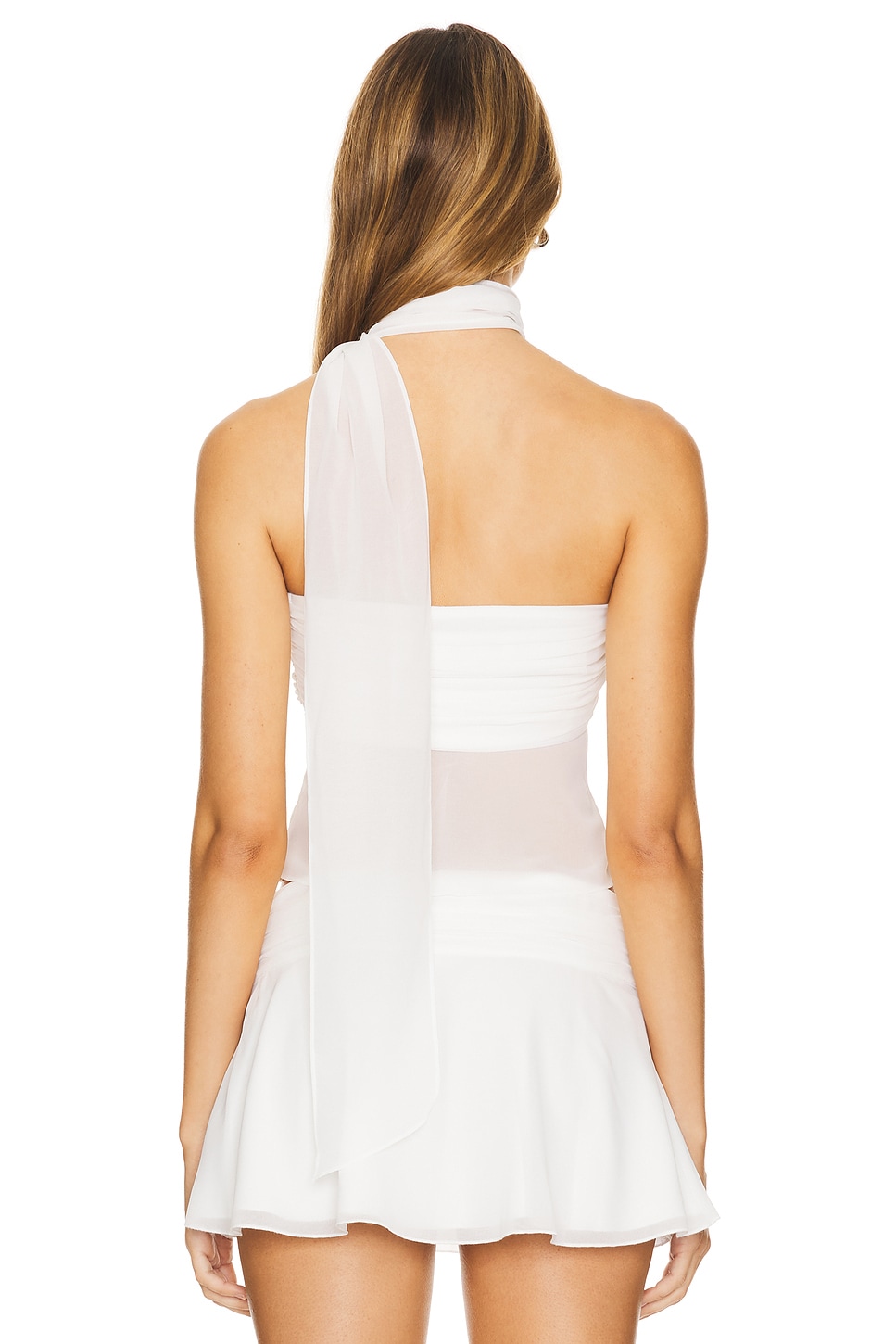 GUIZIO Chiffon Wrap Around Top thumbnail