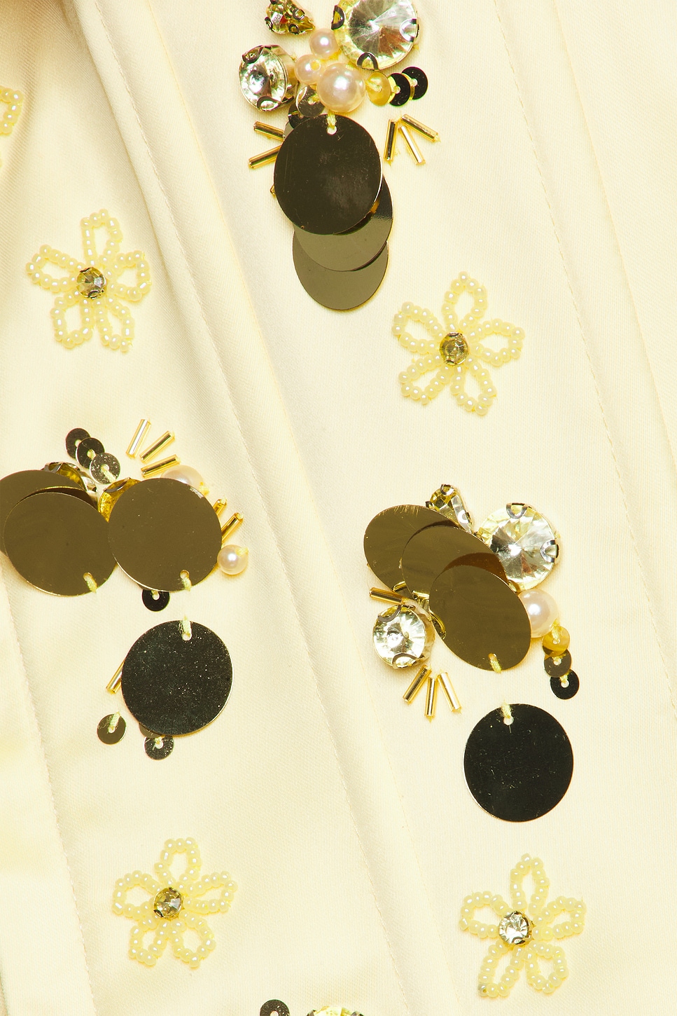 Embellished Satin Corset