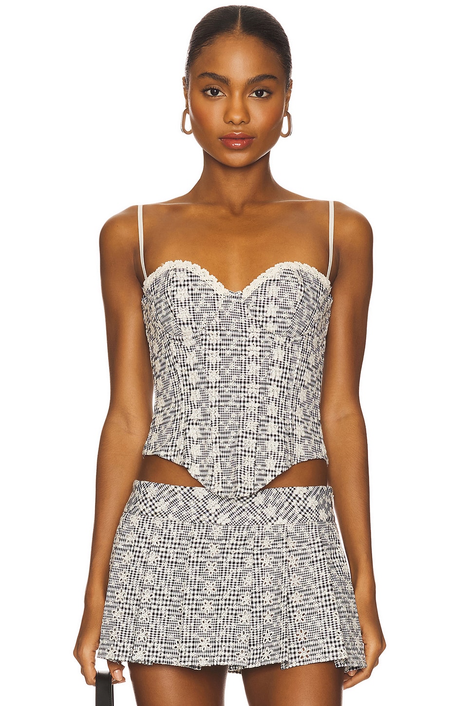 Genevieve Gingham Bustier