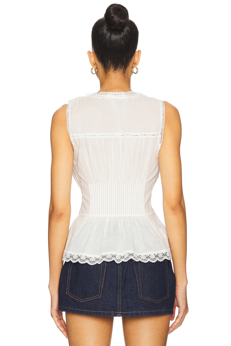 GUIZIO - Lillie Pintuck Top | Plush