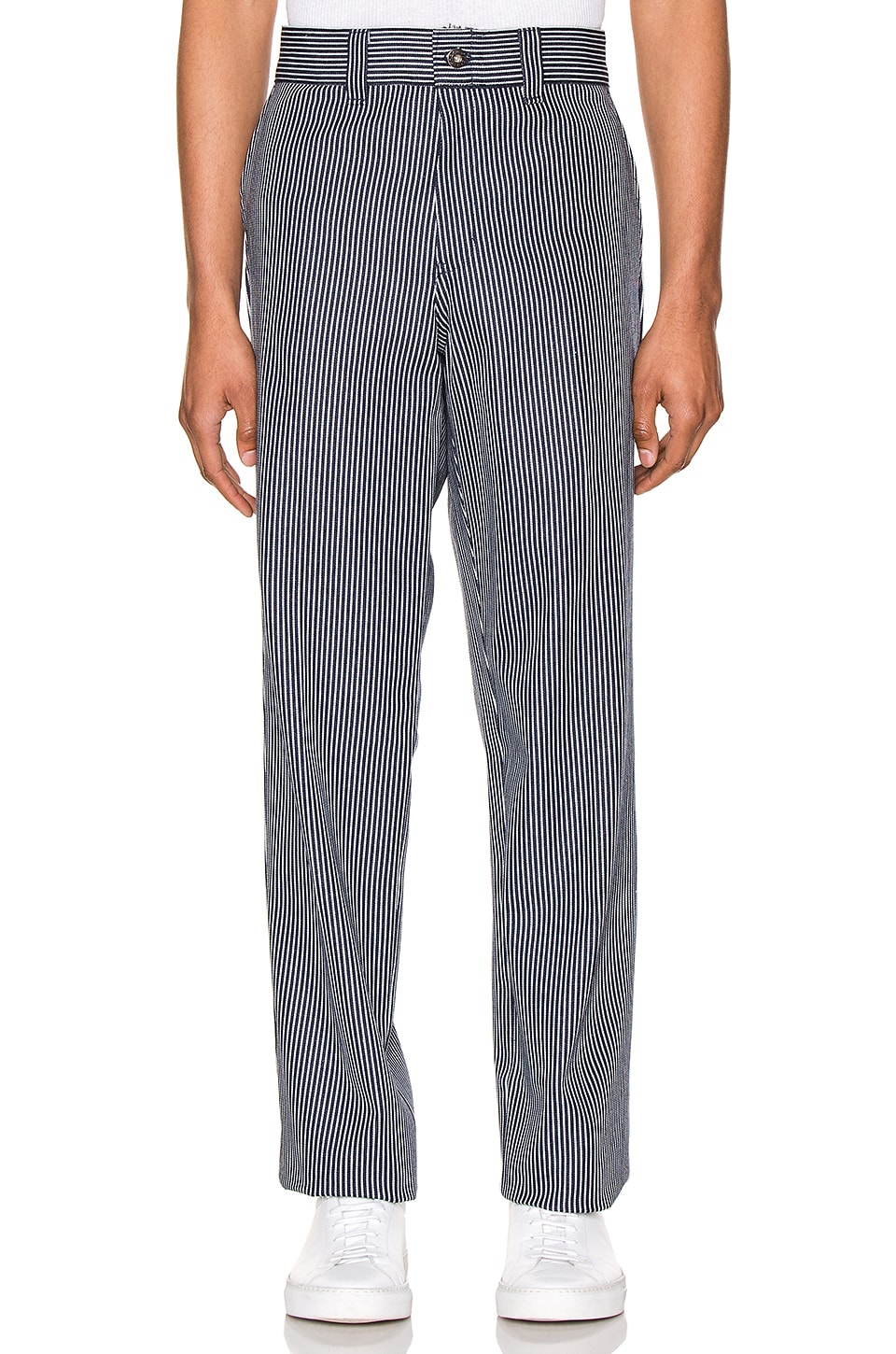 Dickies '67 Slim Fit Twill Hickory Stripe Pant in Hickory Stripe | REVOLVE