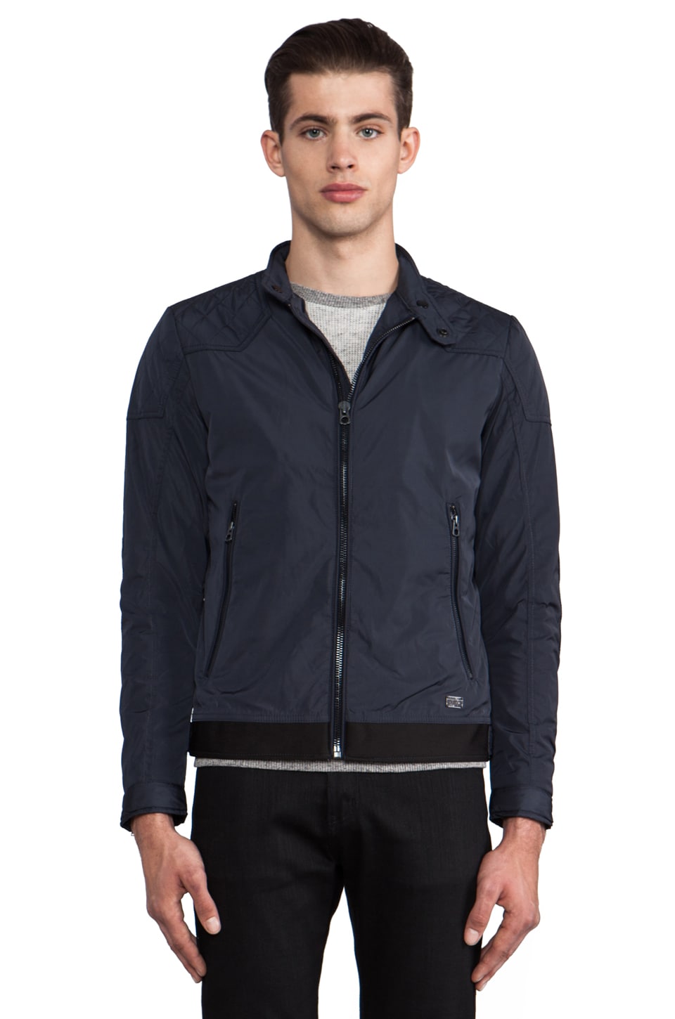 Diesel Hollis Jacket in Navy | REVOLVE
