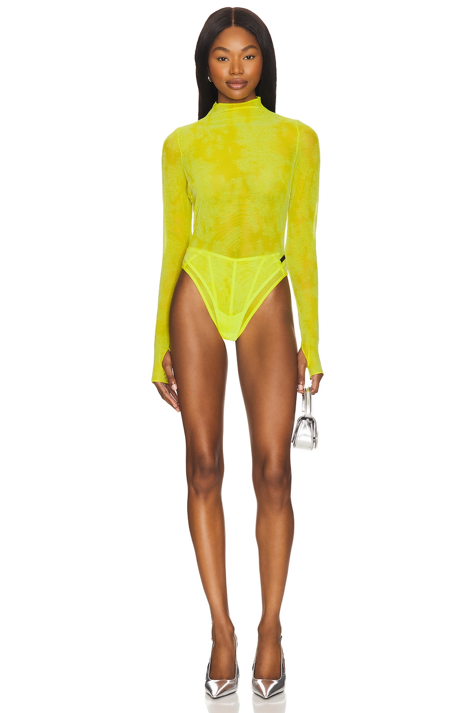 X Savage X Fenty Mesh High Waist Brief