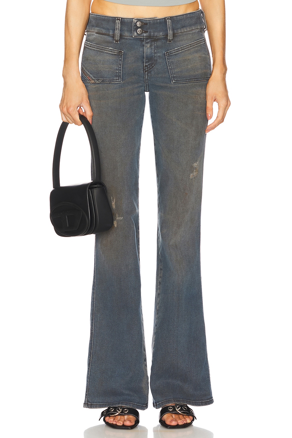 DIESEL>>ディーゼル D-Hush L32 フレアジーンズ DIESEL公式】D-HUSH ブーツカットデニム レディース