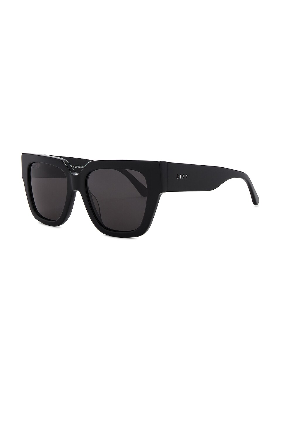 DIFF EYEWEAR Remi 2 Sunglasses in Black & Grey Polarized