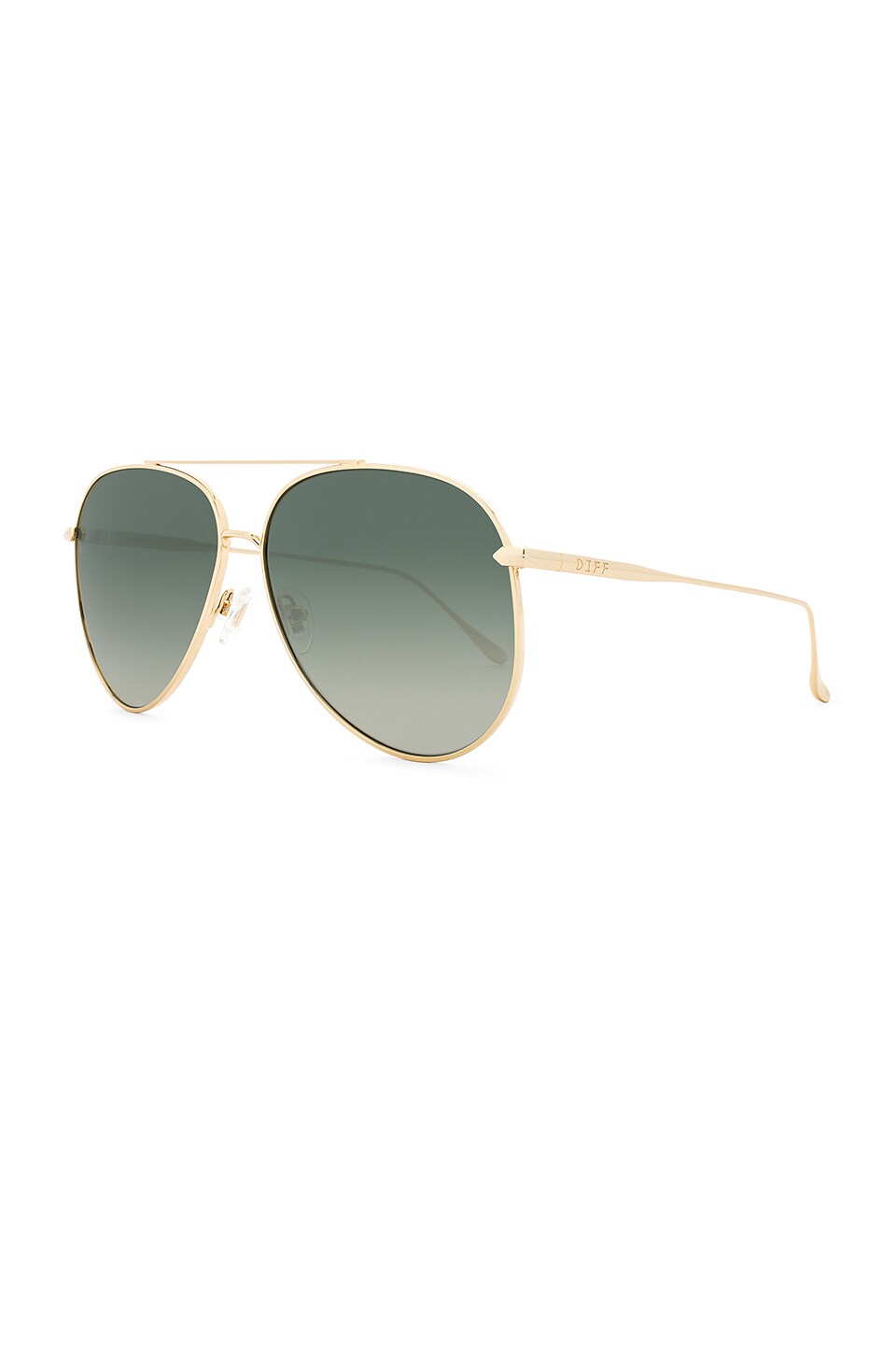 DIFF EYEWEAR Nala in Gold & G15 REVOLVE