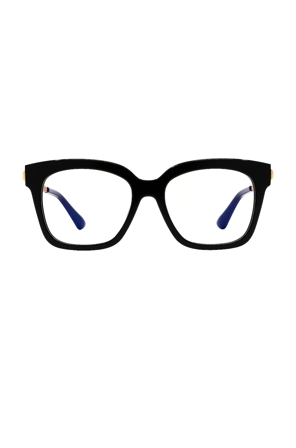 DIFF EYEWEAR Bella XS Blue Light in Black REVOLVE
