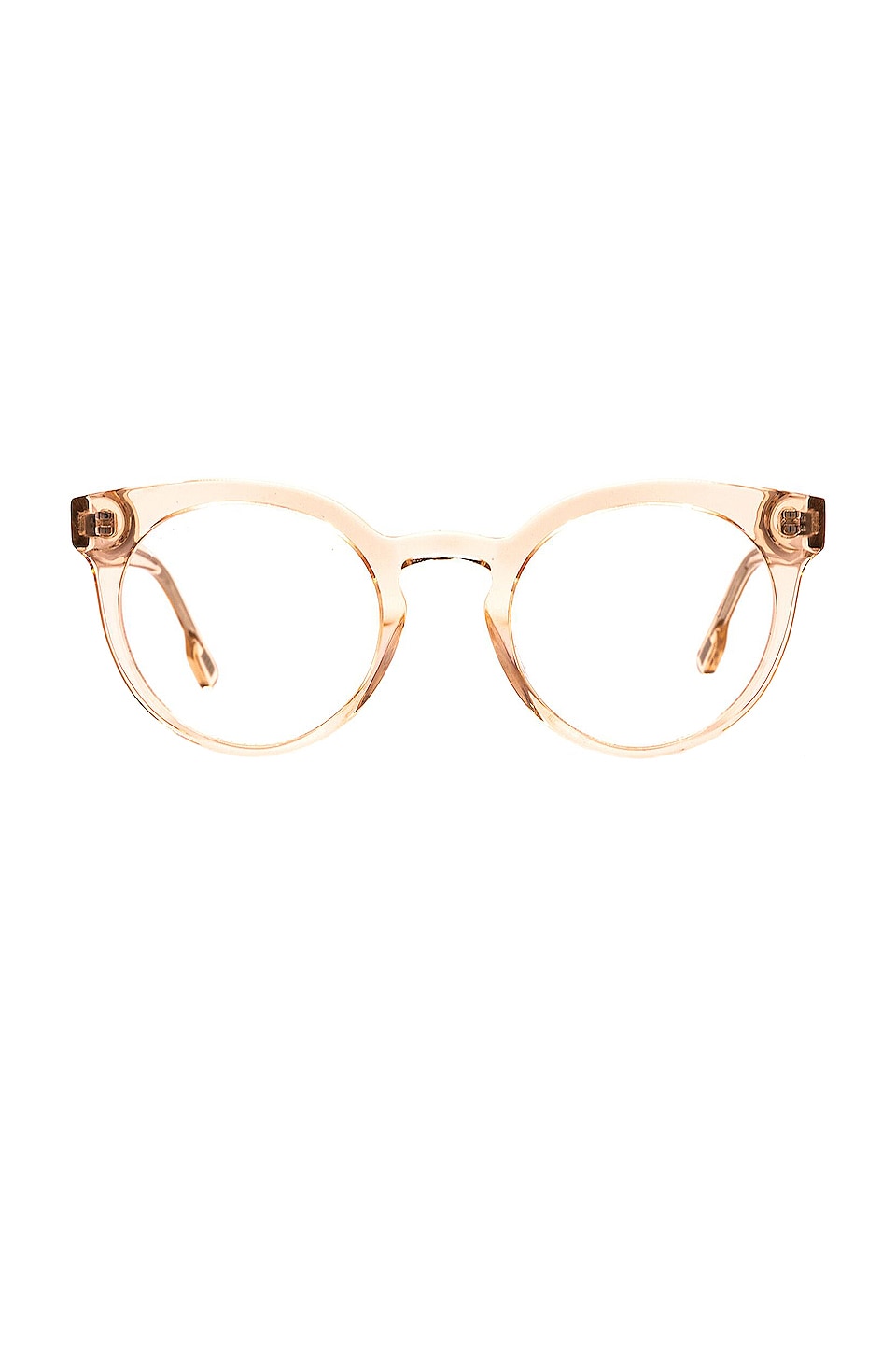 DIFF EYEWEAR Selena Blue Light Blocking Glasses in Blush Crystal | REVOLVE