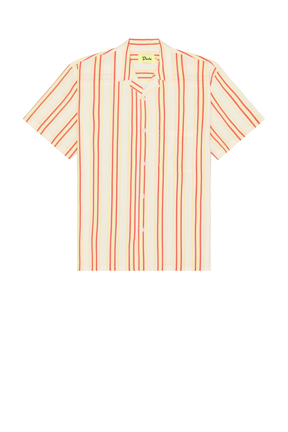 Stripe Leisure Stretch Button Up Shirt