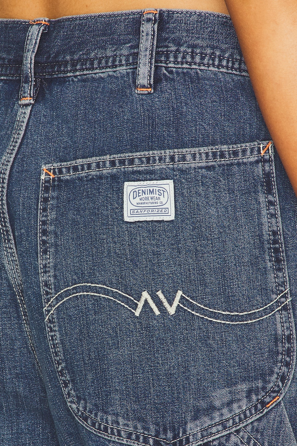 Teri Wide Leg Carpenter Jeans - Thumbnail 6
