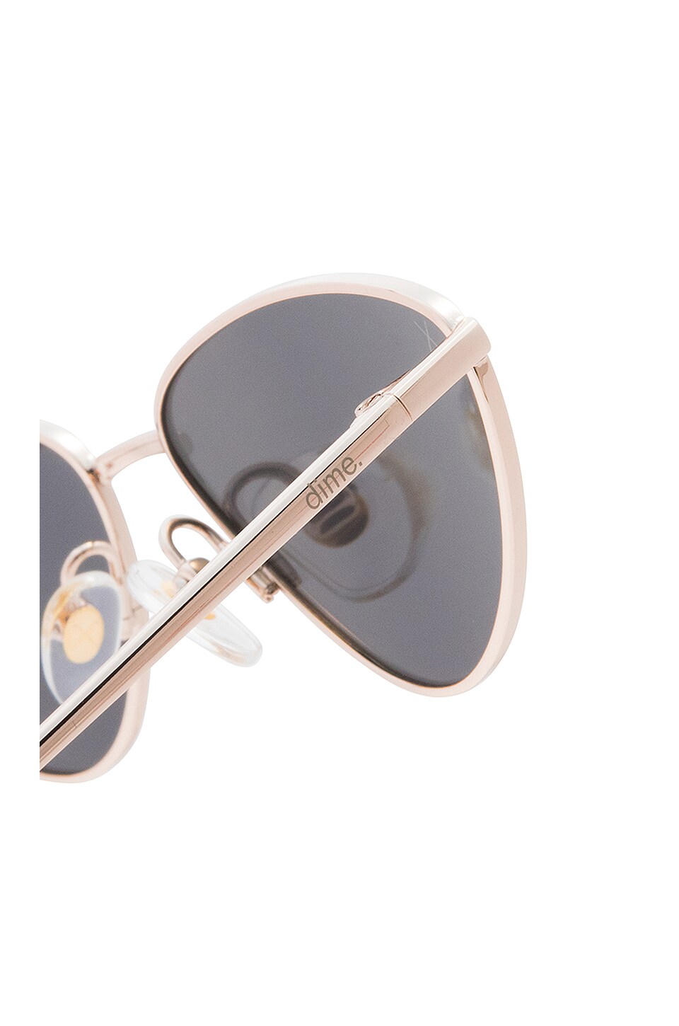 dime optics X Lala Kent Lilly in Gold & Grey Mirror