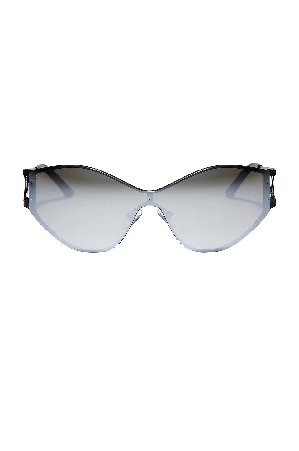 dime optics X Alondra Dessy Dessy Sunglasses in Black And Silver Mirror