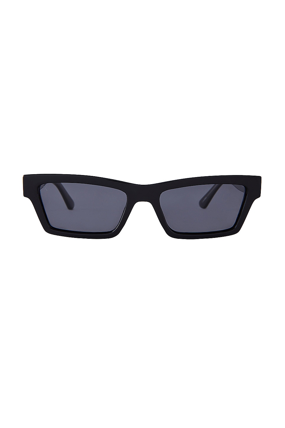 dime optics Laurel Sunglasses in Black & Polarized Grey REVOLVE