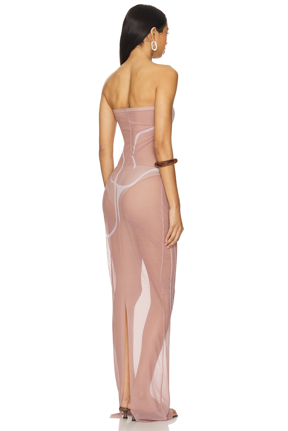 Di Petsa Tan Lines Mesh Dress