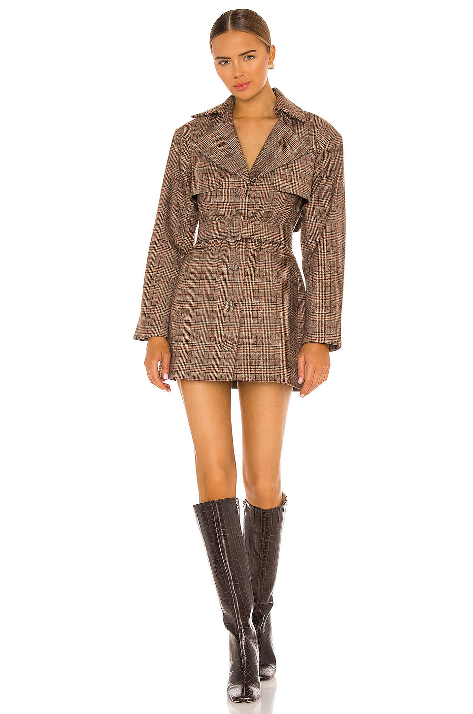 mini trench dress