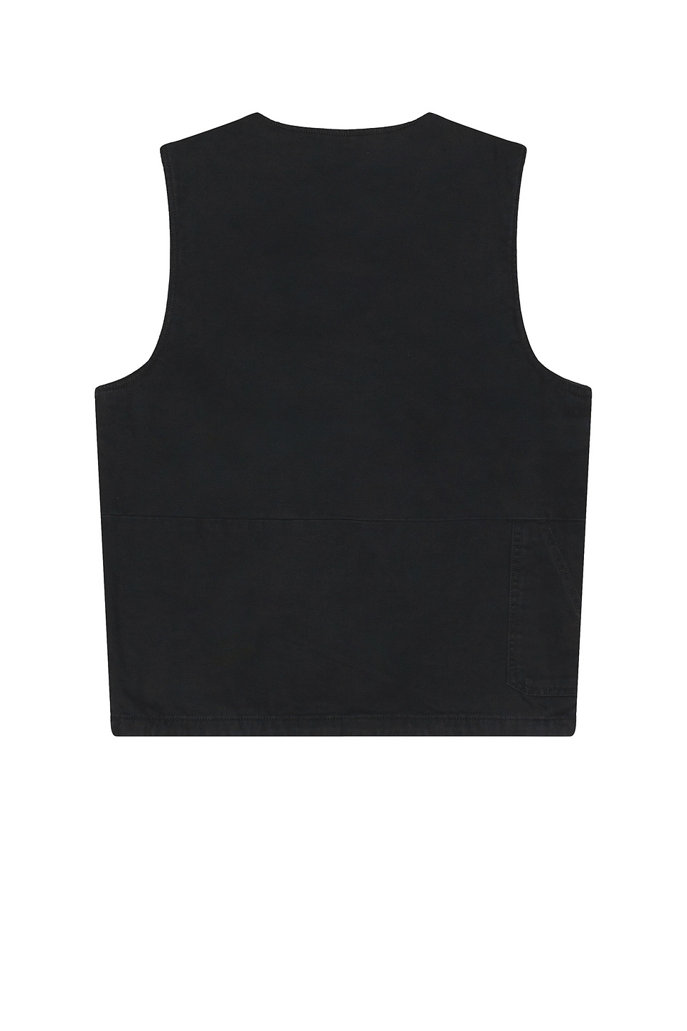 Dickies Duck Carpenter Vest in Stonewashed Black