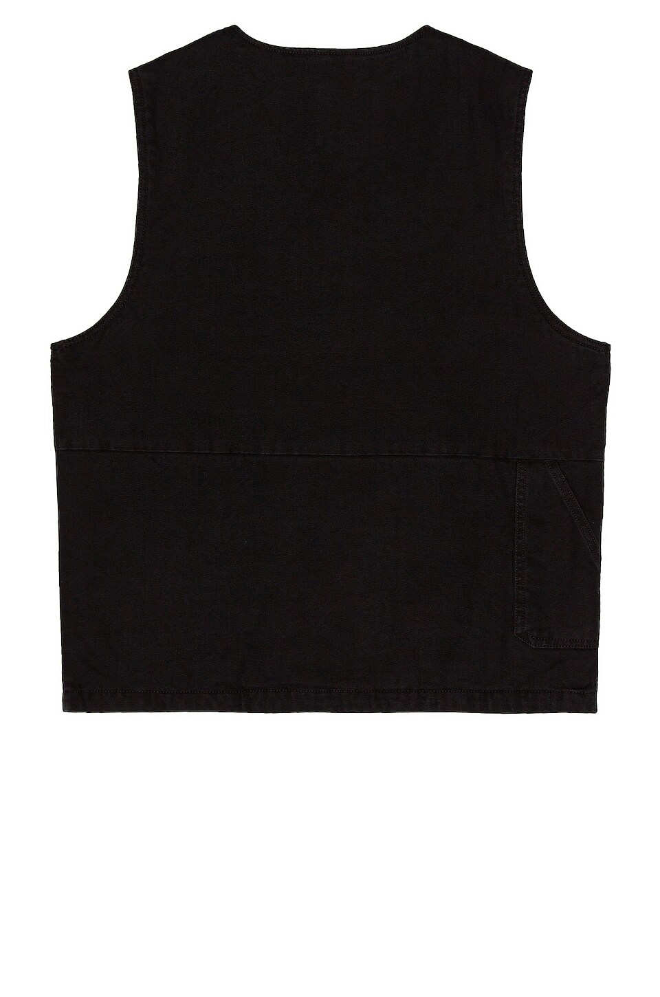 Dickies Duck Vest in Stonewashed Black