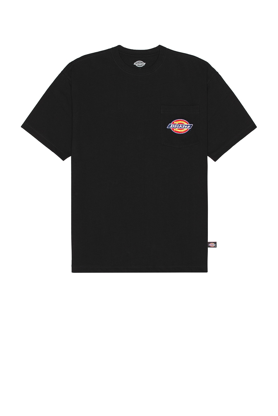Dickies Short Sleeve Pocket Logo Tee in Black
