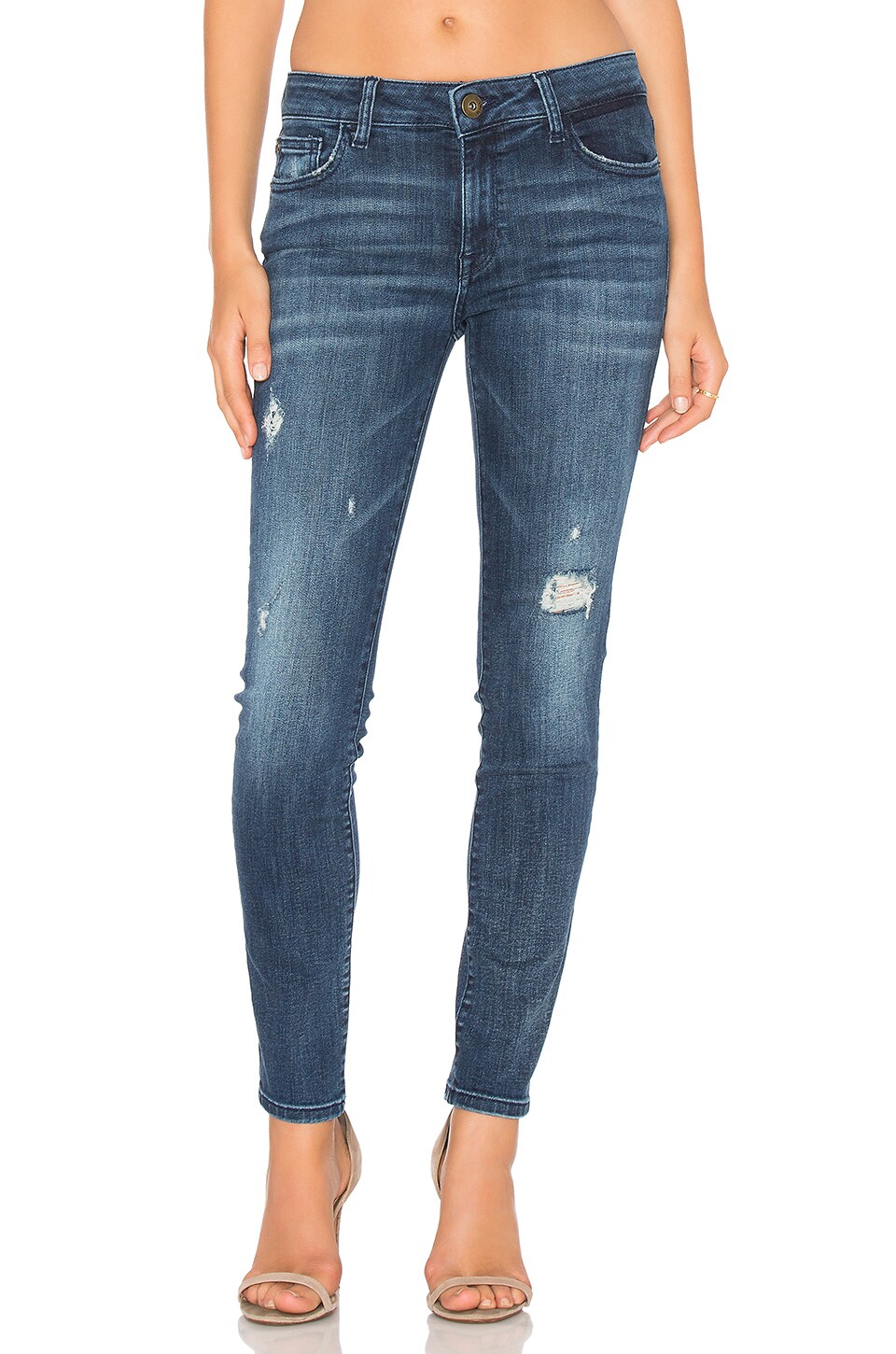 DL1961 Margaux Ankle Skinny in Stingray 