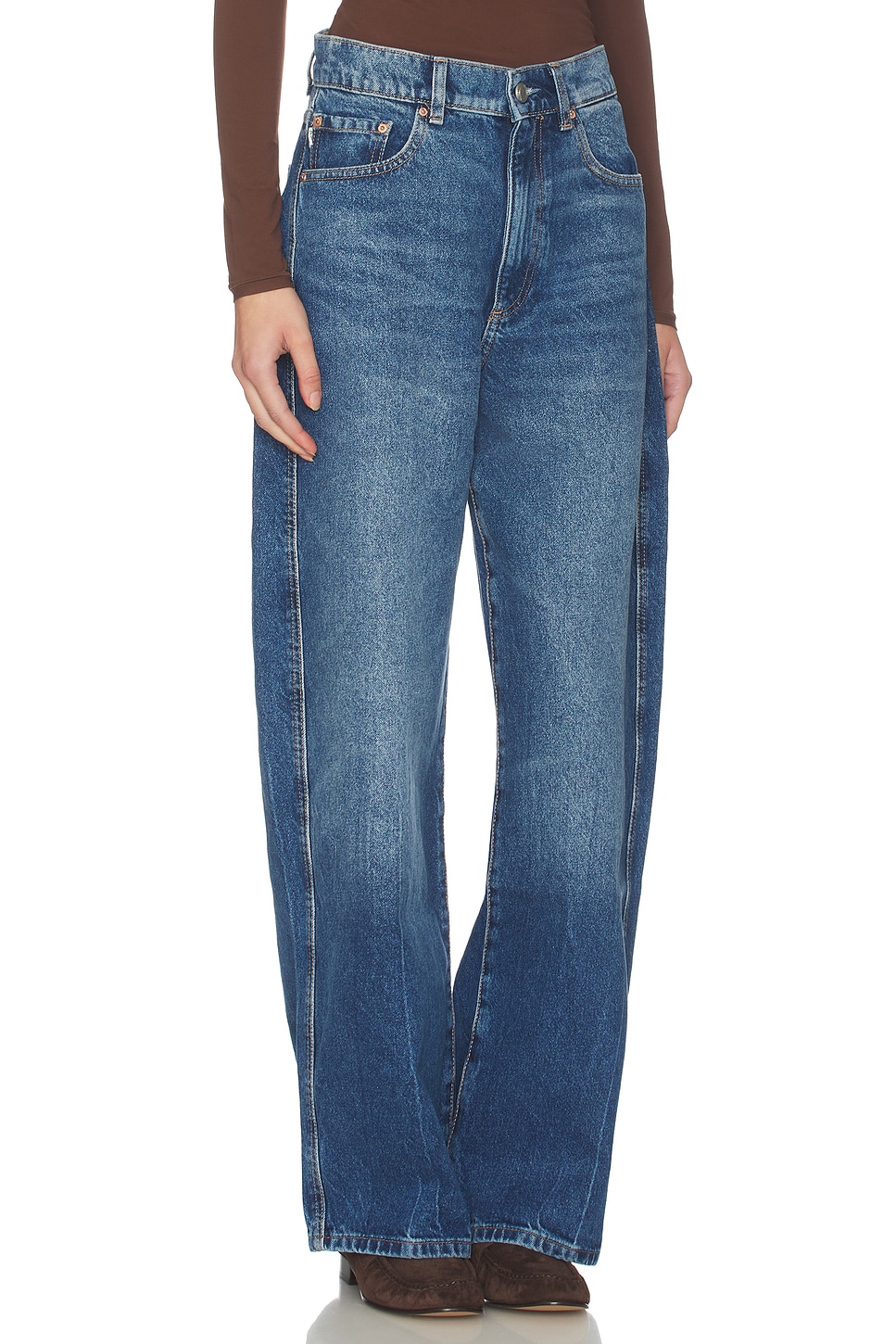 DL1961 Taylor Relaxed Ultra High Rise Barrel Jeans thumbnail