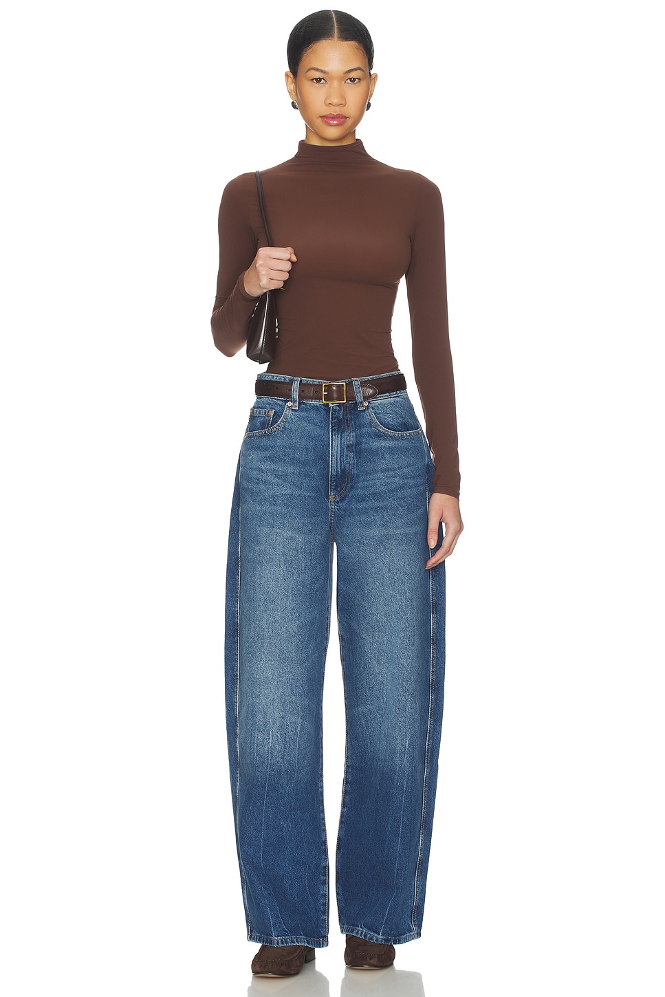 DL1961 Taylor Relaxed Ultra High Rise Barrel Jeans thumbnail