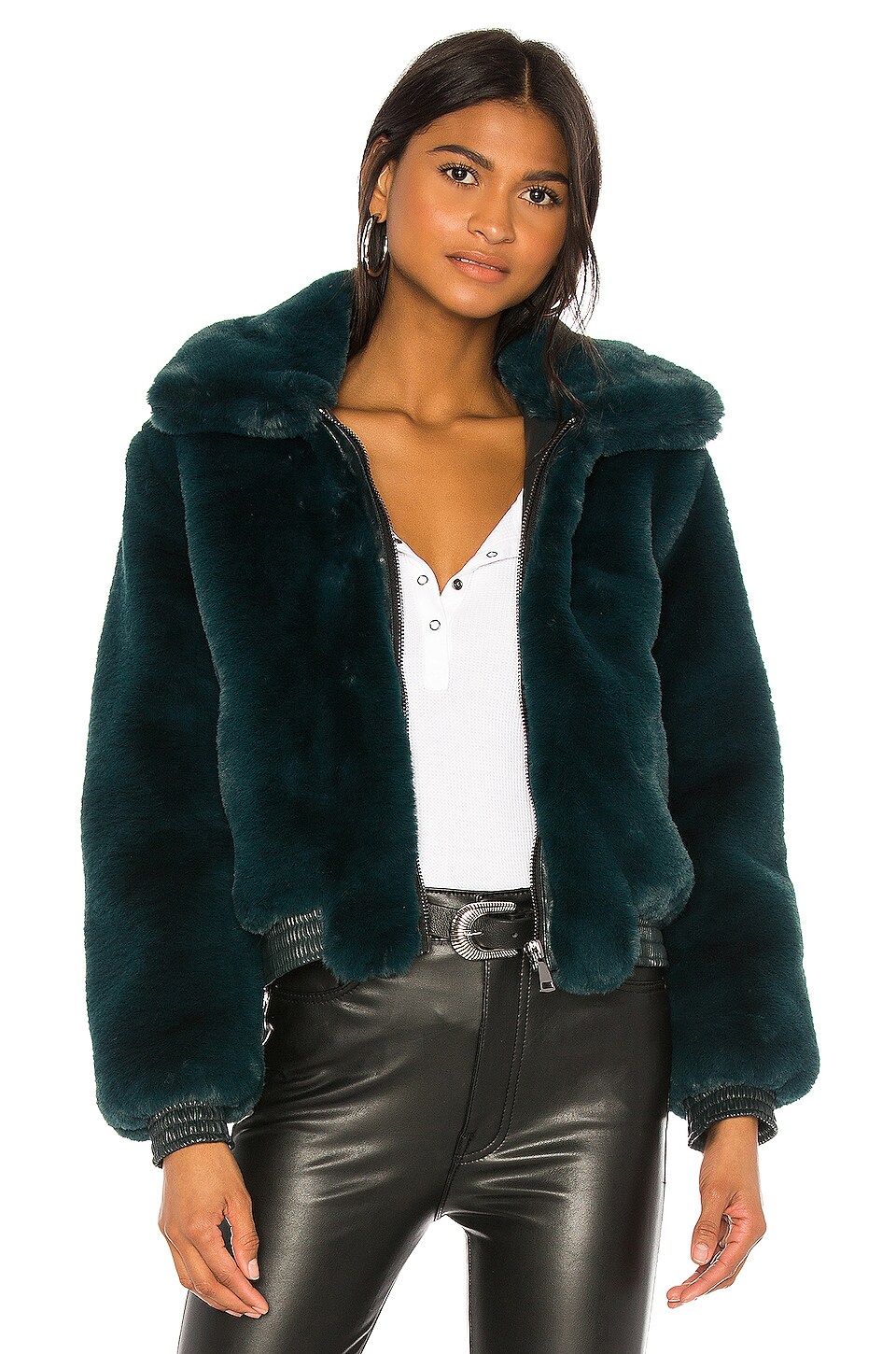 david green fur coat