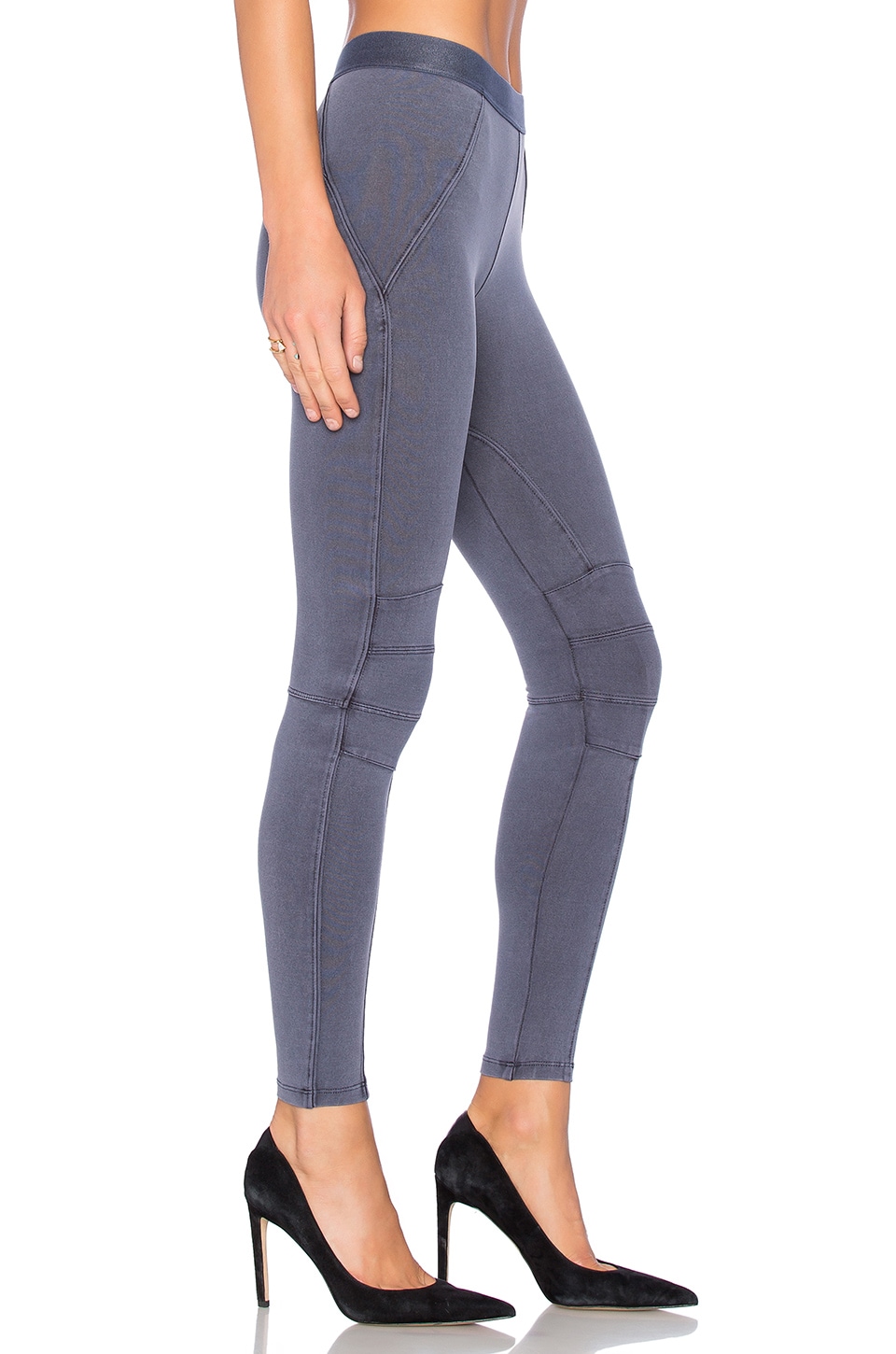 David Lerner Moto Legging in Indigo | REVOLVE