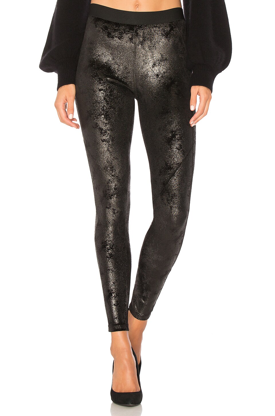 David Lerner Velvet Bergen Legging In Classic Black Revolve 5413