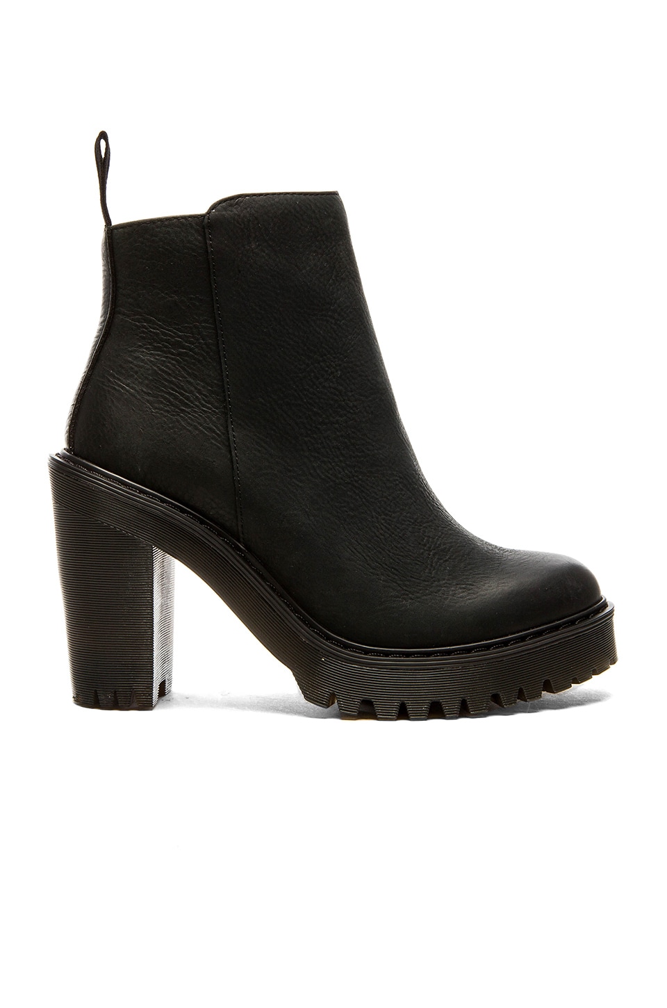 Dr. Martens Magdalena Ankle Zip Boot in Black | REVOLVE