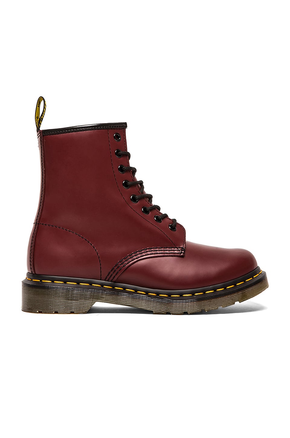 Dr. Martens Iconic 8 Eye Boot in Cherry Red | REVOLVE