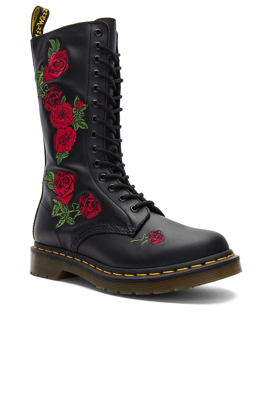 Dr. Martens 1914 Vonda 14-Eye Boot in Black | REVOLVE