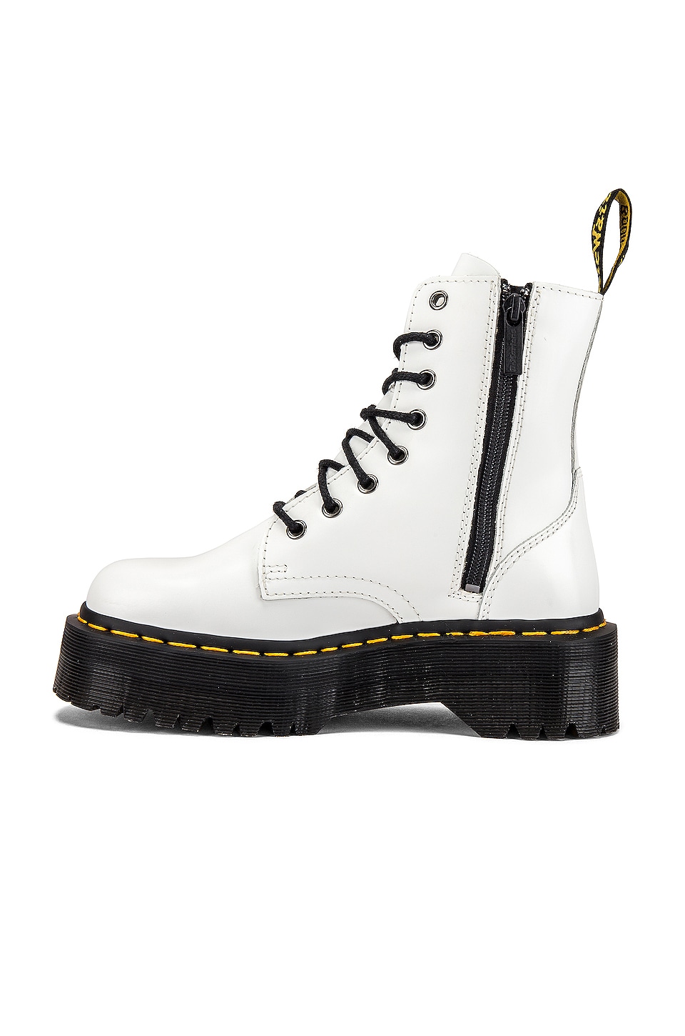 Dr. Martens Jadon Boot in White REVOLVE