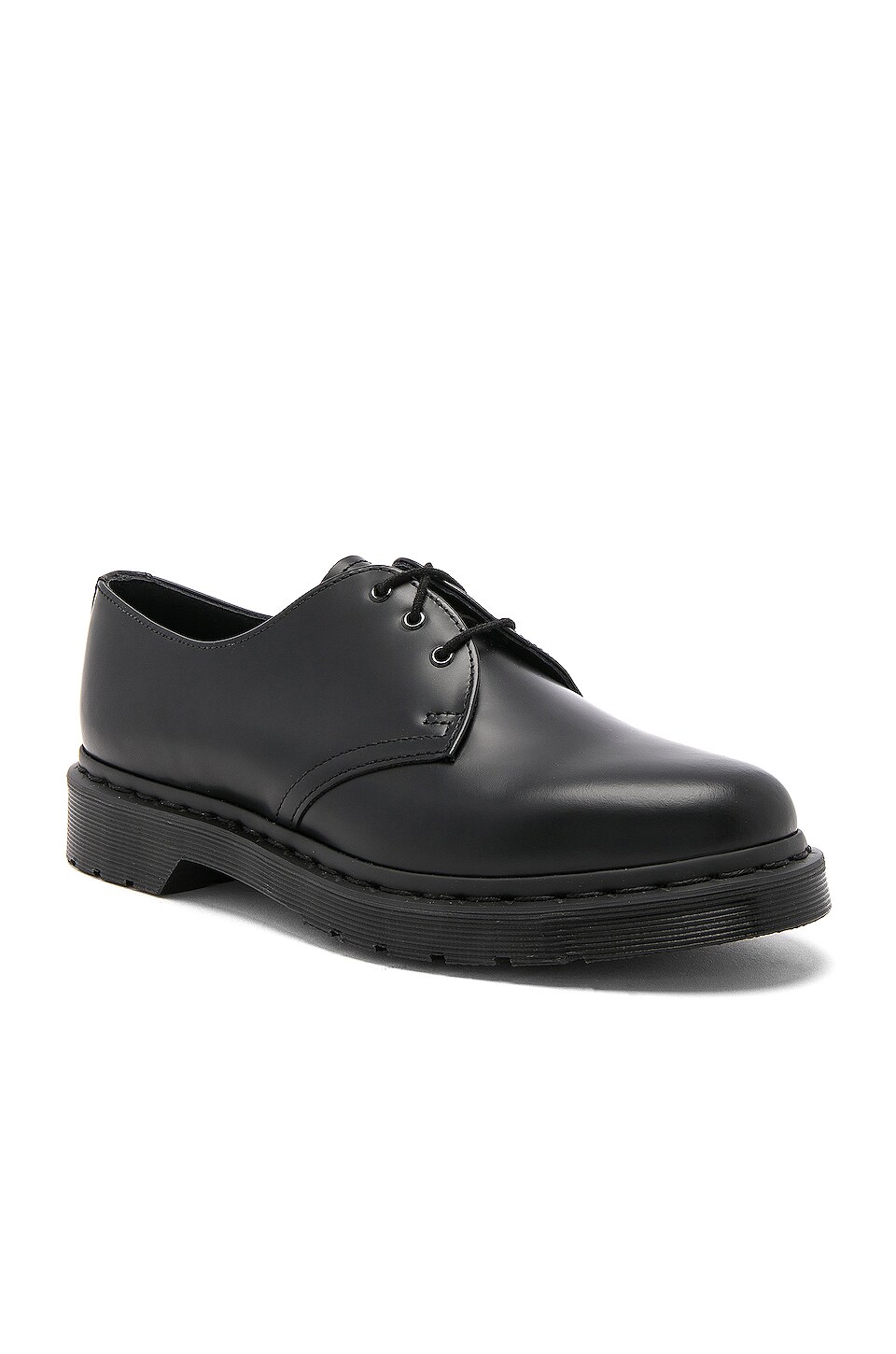 Dr. Martens 1461 3 Eye Gibson in Black Mono