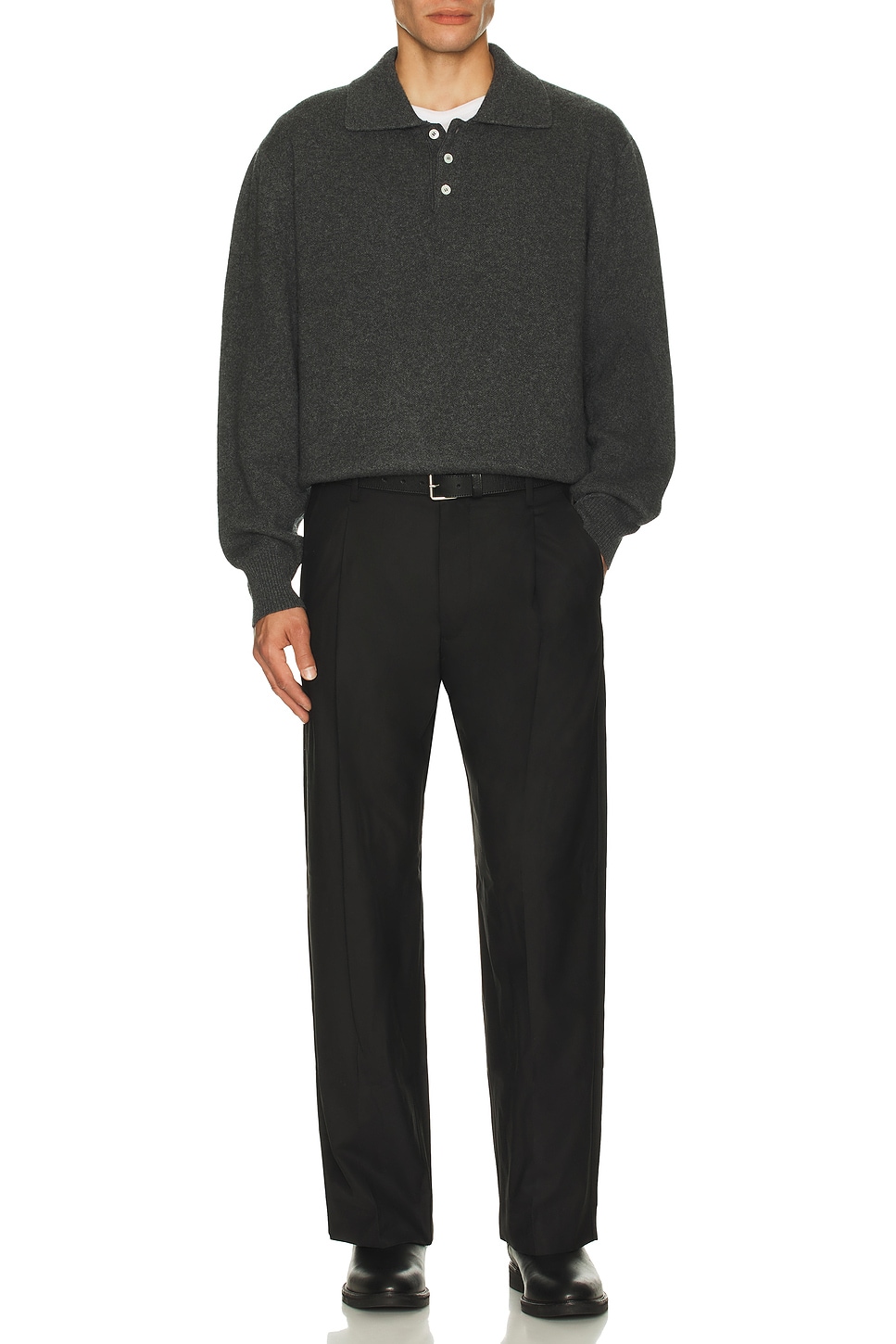 Cashmere Collared Sweater