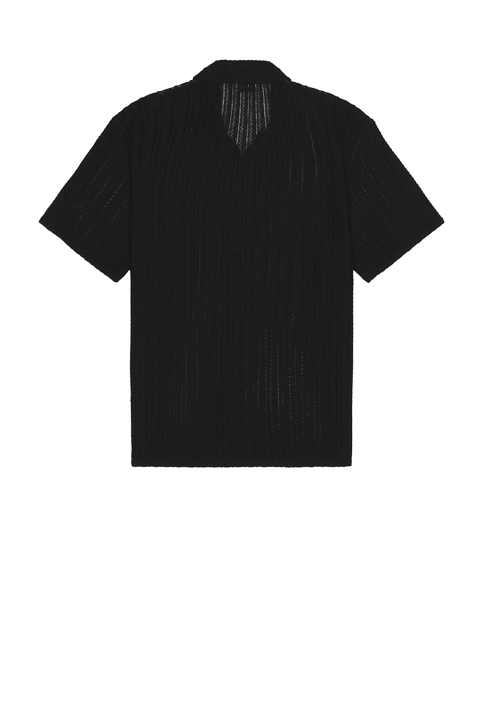 Crochet Short Sleeve Shirt - Thumbnail 2