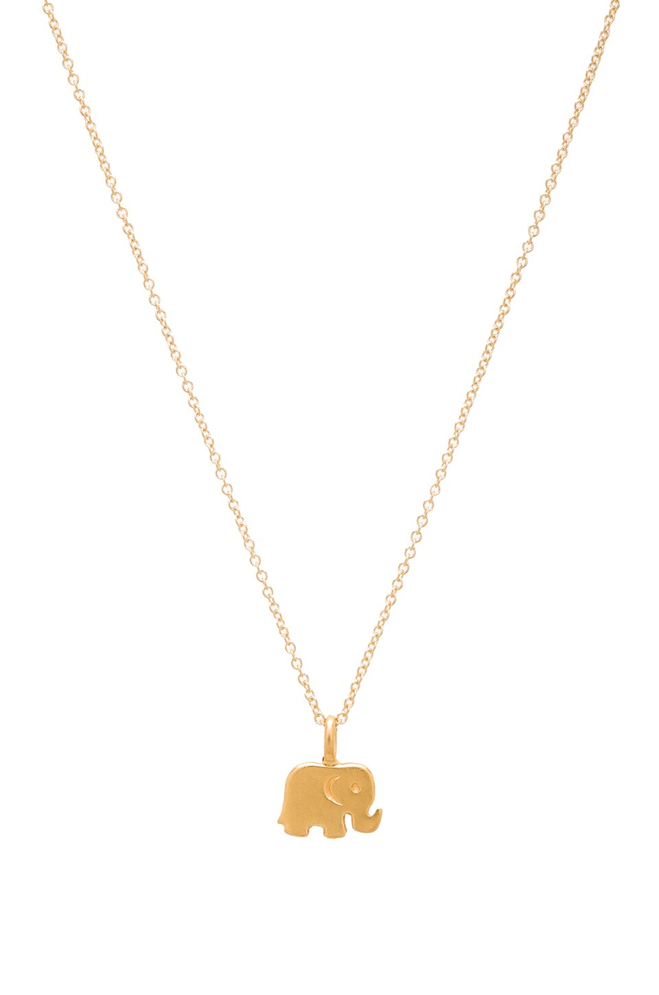 Dogeared Good Luck Necklace Charm in Gold Dipped REVOLVE