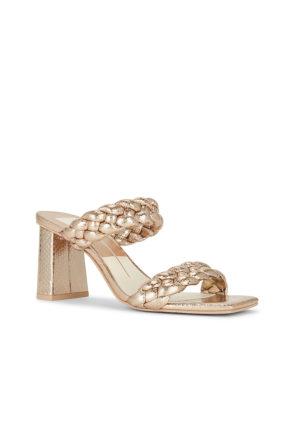 Dolce Vita Paily Sandal in Dark Gold Crackled Stella