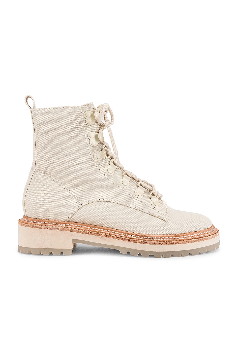 whitny boots in sandstone canvas