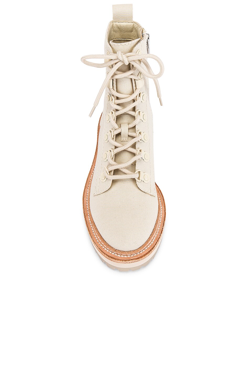 dolce vita whitny boots in sandstone canvas