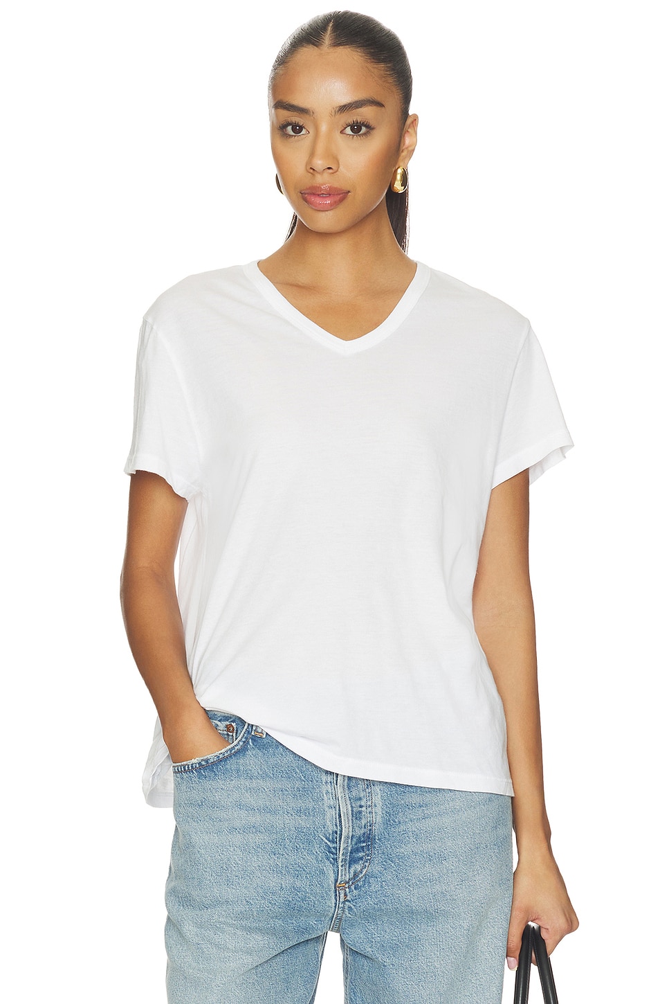 The Jersey V-neck Tee - thumbnail 2