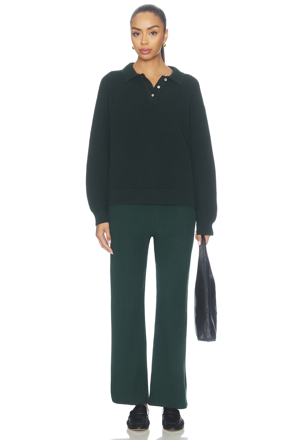 DONNI. The Heavy Cotton Knit Polo