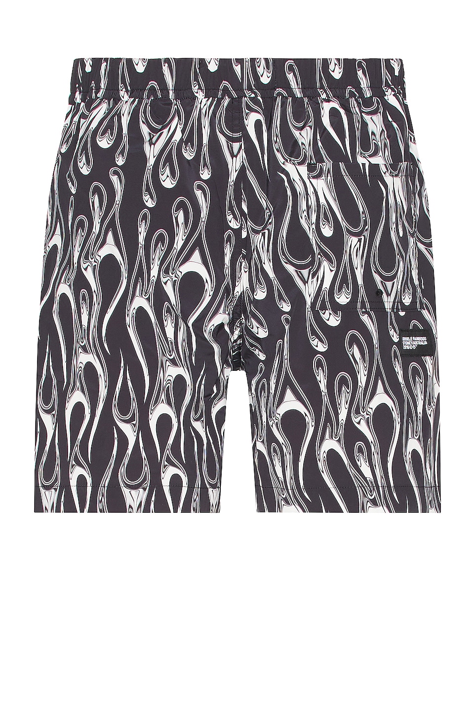 DOUBLE RAINBOUU Night Swim Short in Burning Up
