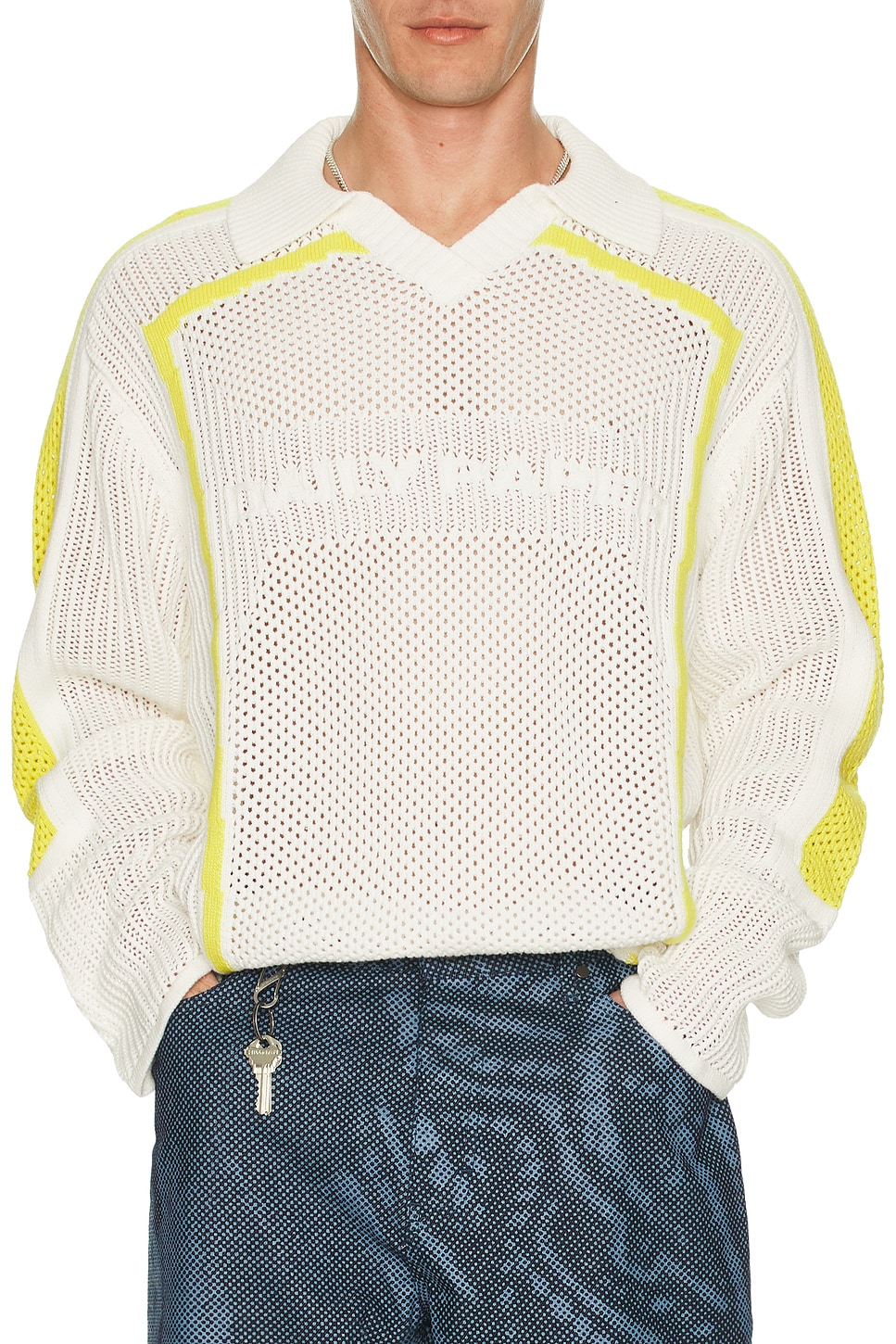 Football Knit Sweater