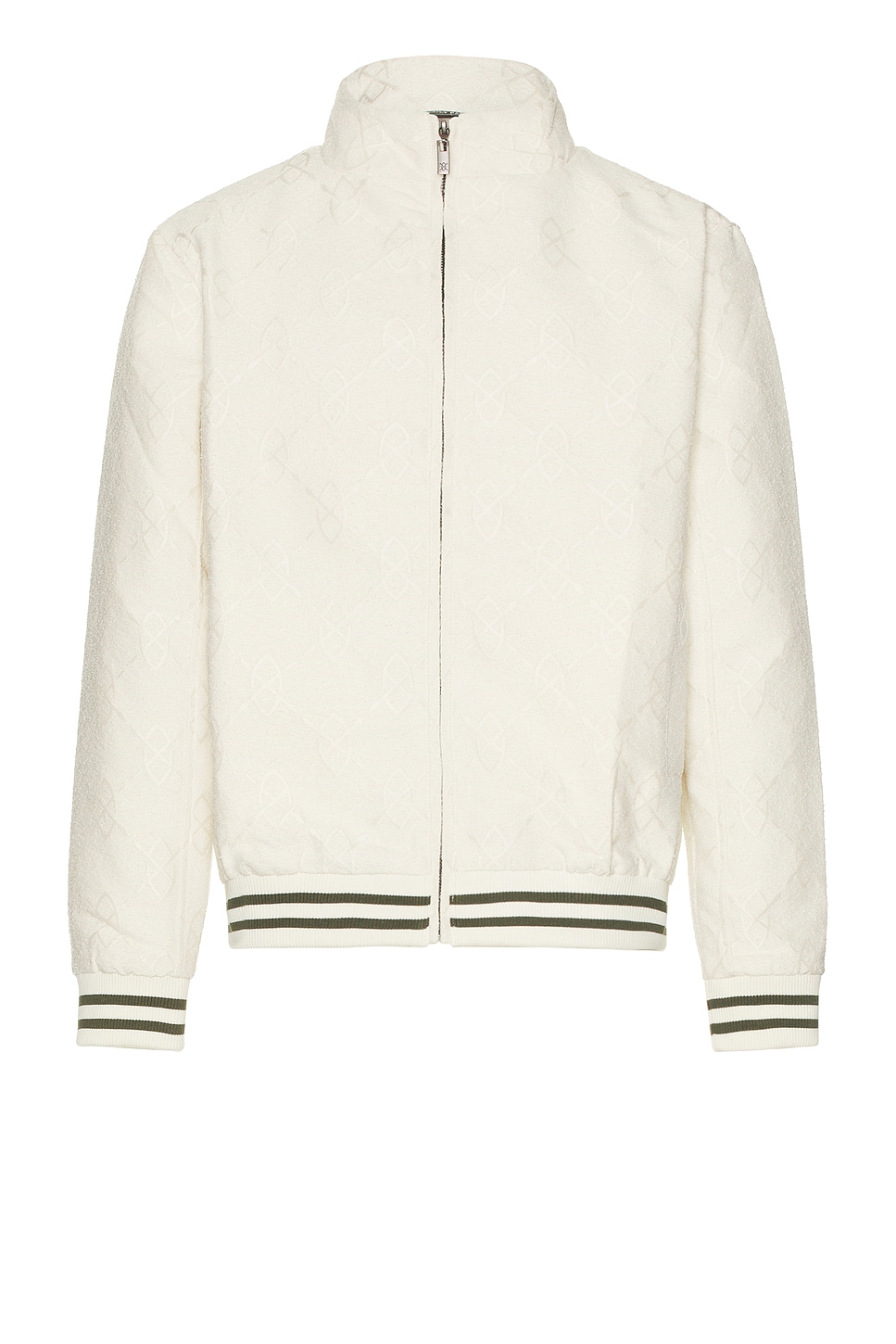 Daily Paper Shakir Boucle Track Jacket in Off White REVOLVE